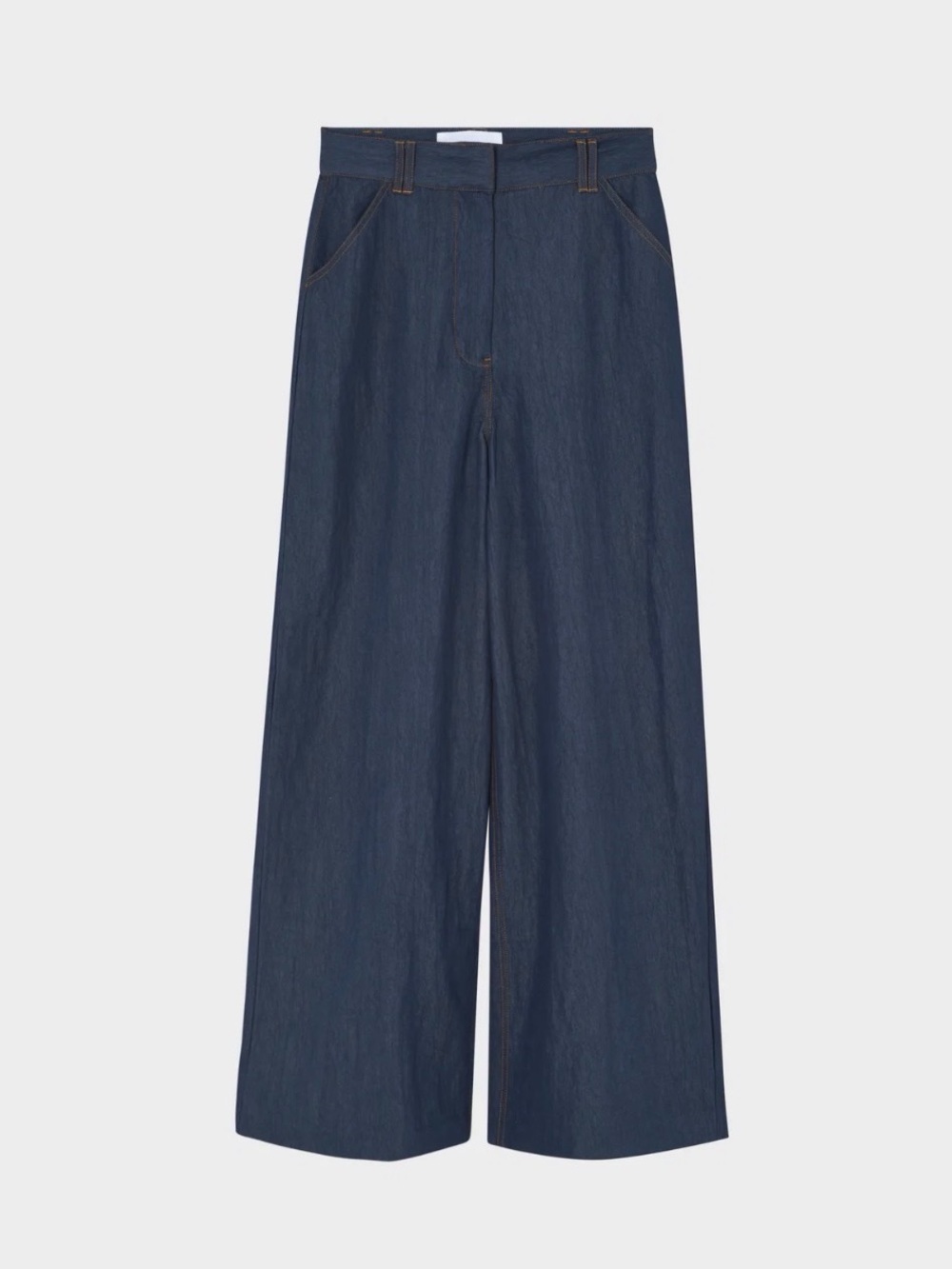 Day birger et mikkelsen High-Rise Wide-Leg Dark Blue Denim Jeans NWT
